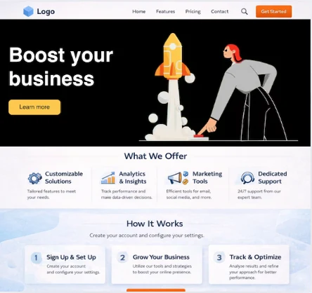 Startup Landing Pages